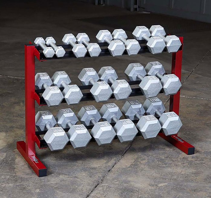 Best Fitness 3 - Tier Dumbbell Rack - Fitness Specialist