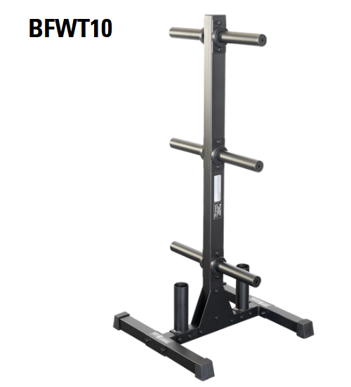 BEST FITNESS WEIGHT PLATE STORAGE WITH BAR HOLDERS BFWT10 - Fitness Specialist