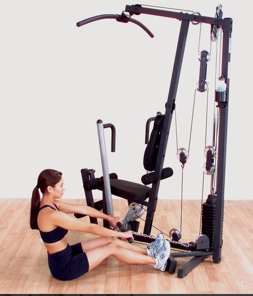 Body Solid G1s Home Gym ,low row, bicep curl station on g1s- Fitness Specialist