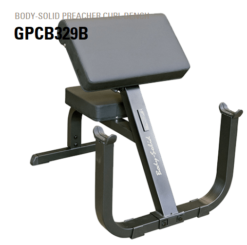 BODY SOLID PREACHER BENCH GPCB329B - Fitness Specialist