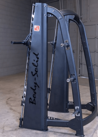 Side view of SCB1000B commercial Smith machine – Fitness Specialist