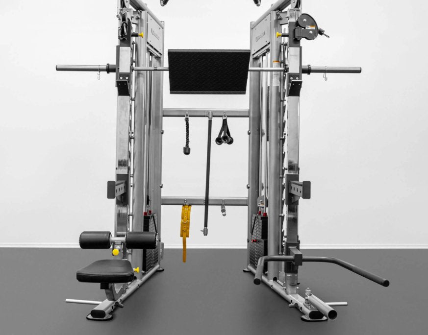 BodyKore home gym with pulley system, smith machine, and pull-up bars – Fitness Specialist TX