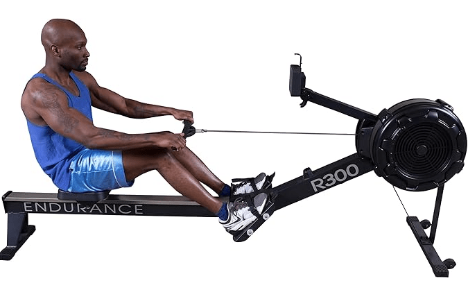 Body Solid Rower Body‑Solid R300 Endurance Rower – Air‑Resistance Indoor Rower – Fitness ...