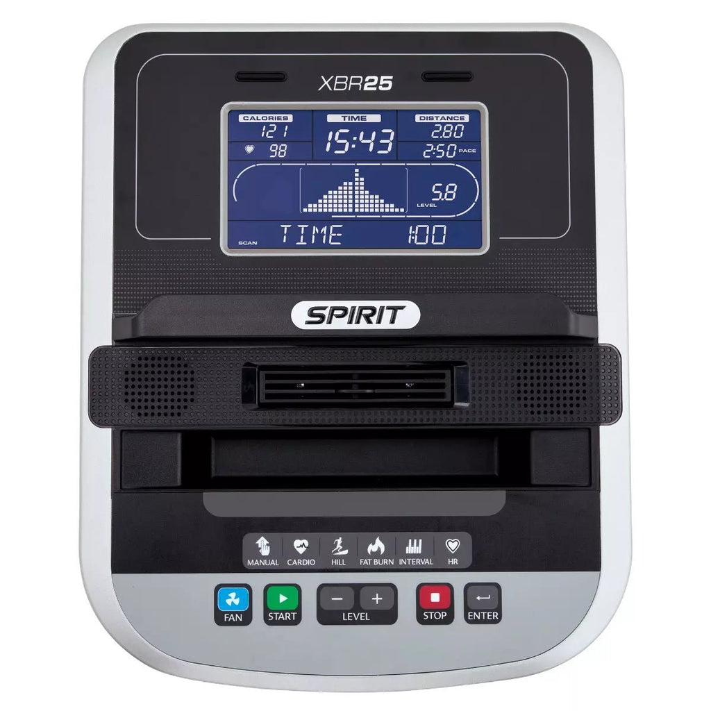 Spirit XBR25 console display – Fitness Specialist TX