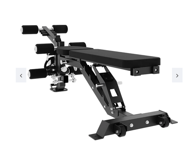 C10 bench with preacher curl and leg extension attachments for Force USA All-In-One Trainer


