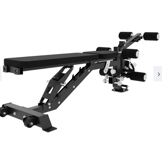 Force USA C10 Sliding Basic Bench front view – sold at Fitness Specialist in TX