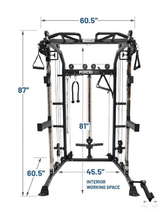 Force USA G1/X5 F - G1 - V2 Free Weight Trainer - Fitness Specialist - Fitness Specialist