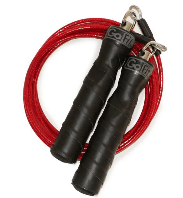 GoFit Pro Cable Jump Rope – GF-PCR9 Adjustable Speed Rope – Fitness ...
