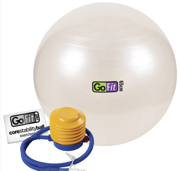 Go Fit Stability Ball Available in 55cm,65cm,75cm - Fitness Specialist