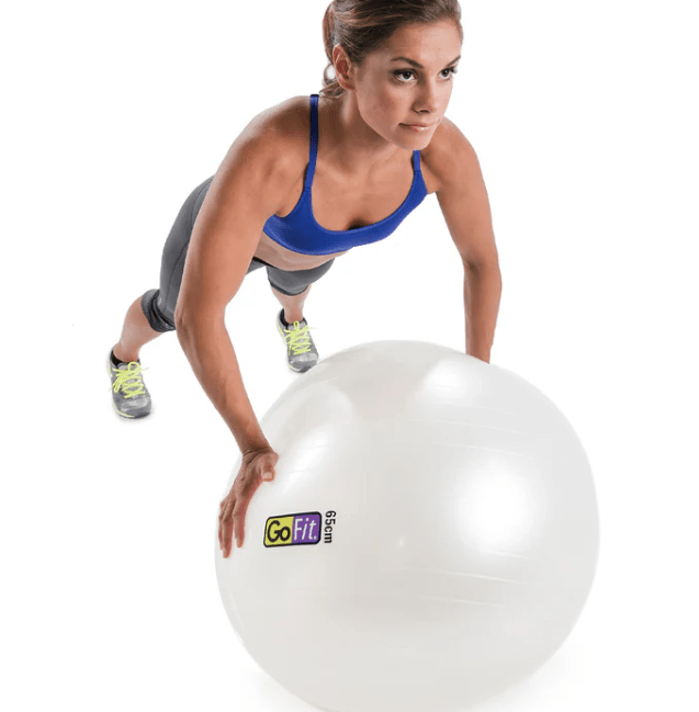 Go Fit Stability Ball Available in 55cm,65cm,75cm - Fitness Specialist