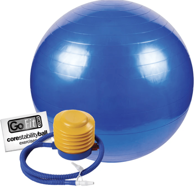 Go Fit Stability Ball Available in 55cm,65cm,75cm - Fitness Specialist