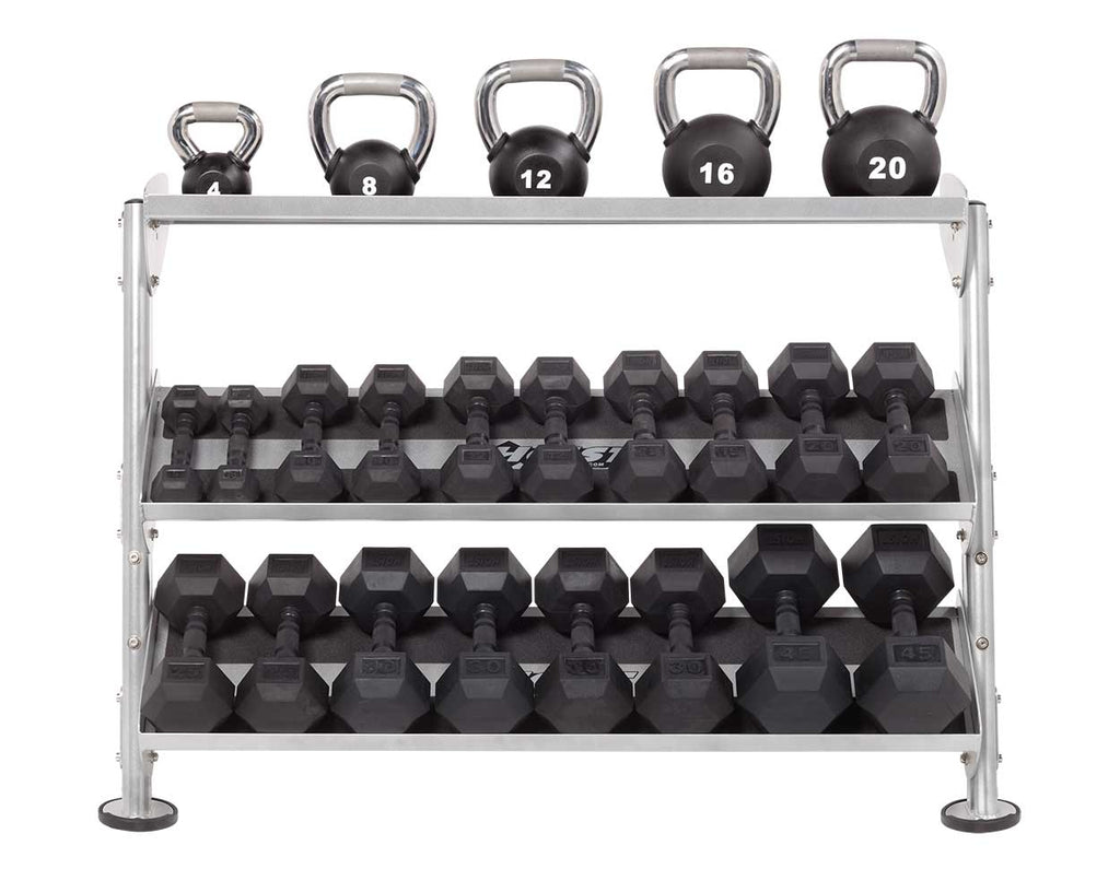 Hoist 48" Horizontal Dumbbell Rack - Fitness Specialist