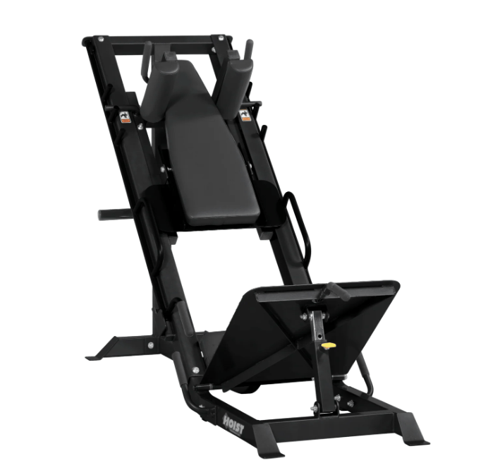 HOIST HF‑4357 Leg Press / Hack Squat Combo – Dual - Purpose Lower Body Strength Trainer - Fitness Specialist