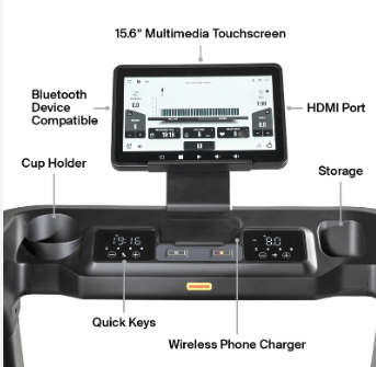 INSPIRE T5S TREADMILL WITH 16.5" TOUCHSCREEN - Fitness Specialist