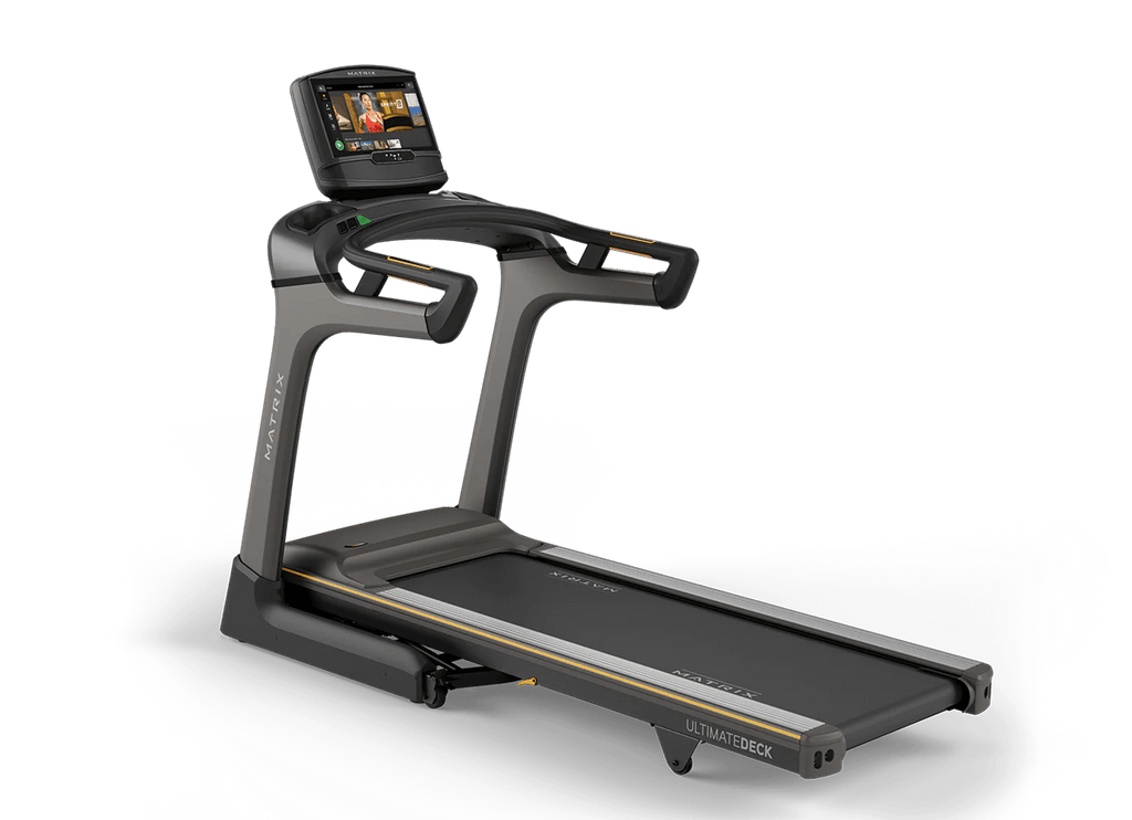 Matrix TF50 Folding Treadmill front view – sold by Fitness Specialist in Odessa and Lubbock TX