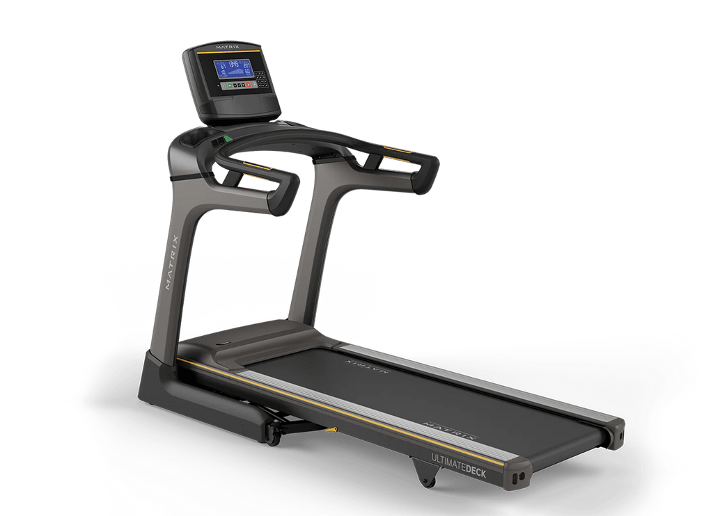 Matrix TF50 Treadmill side profile showing frame and running surface – Fitness Specialist TX
