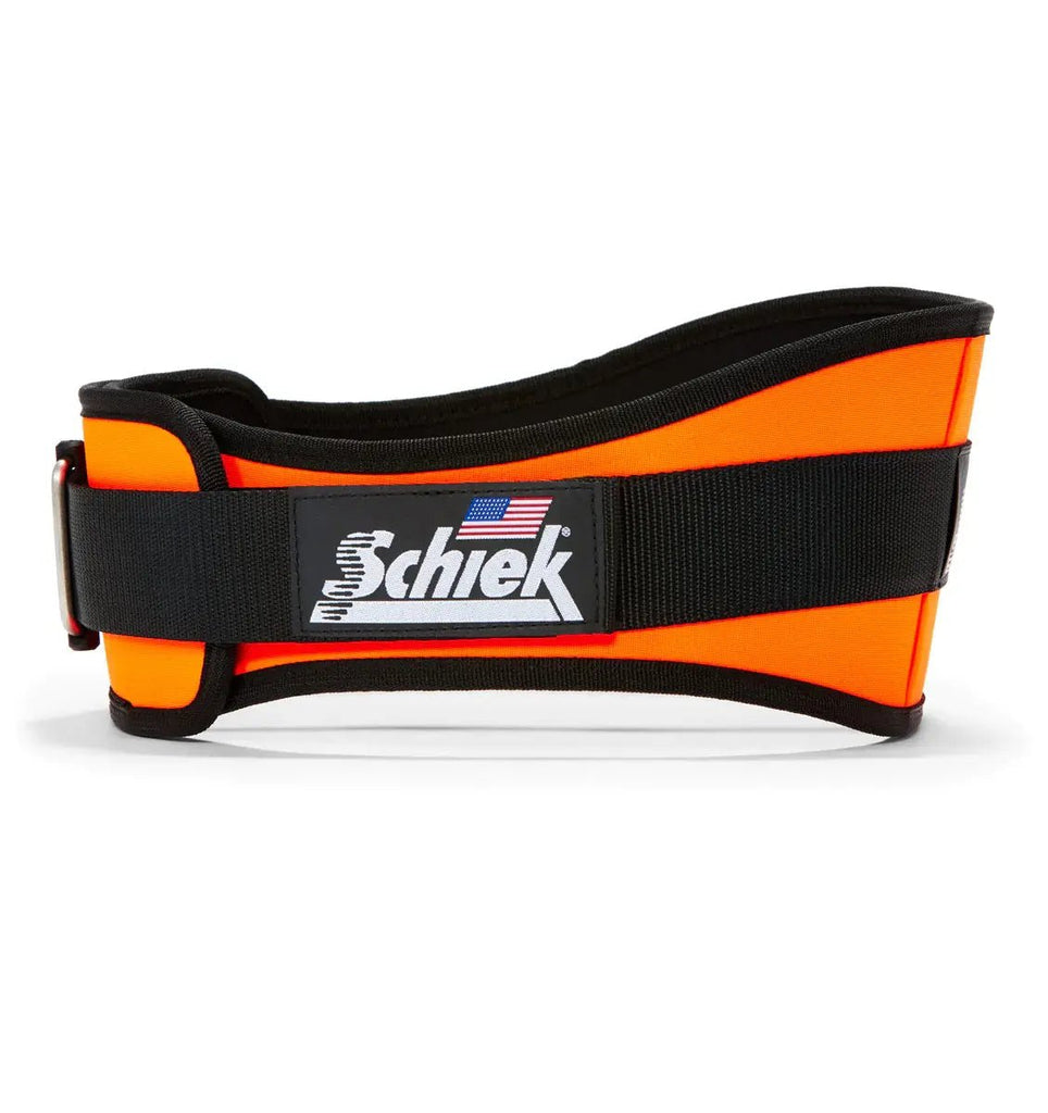 Schiek 6" Workout belt orange - Fitness Specialist