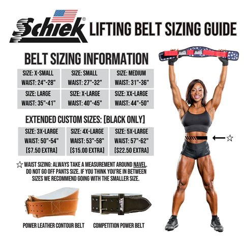 Schiek L2006 Leather Padded Contour Belt - Fitness Specialist