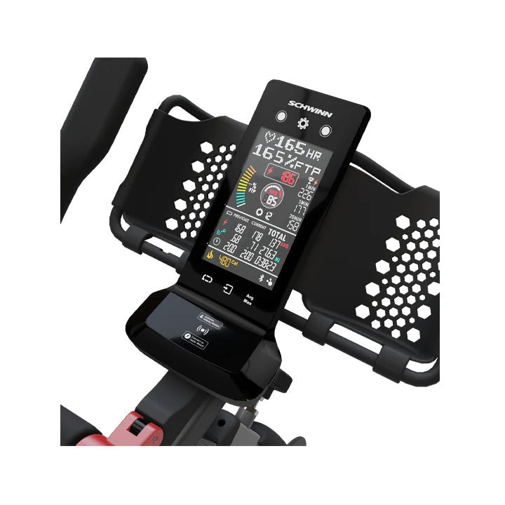 Schwinn Z Bike performance console with metrics display