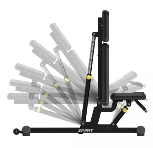 Spirit Commercial Adjustable Bench CSF - ADKJ - Fitness Specialist