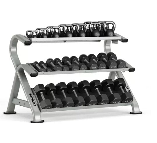 Spirit Commercial Dumbbell Rack (Adjustable Tray) - Fitness Specialist