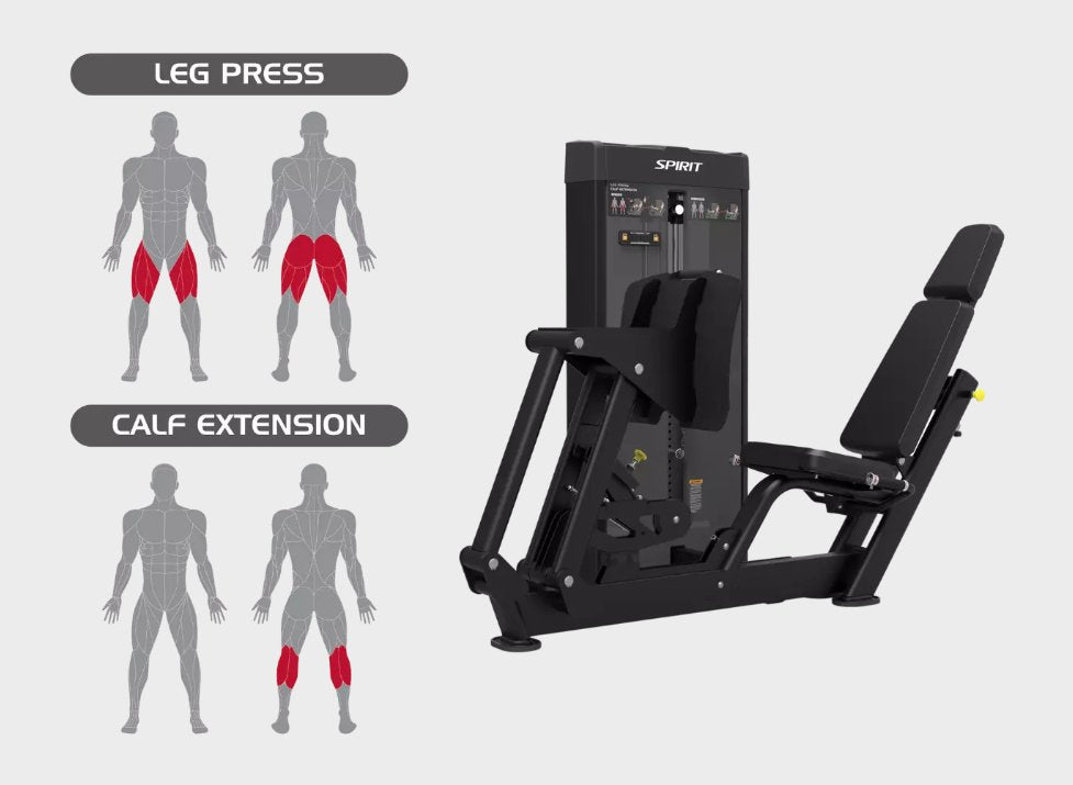 Spirt Leg Press/Calf Raise Commercial - Fitness Specialist