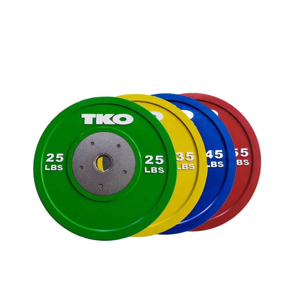 TKO color Competition Rubber Bumper Plates - Fitness Specialist