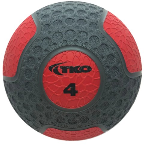 TKO Commercial Rubberized Medicine Ball - Fitness Specialist