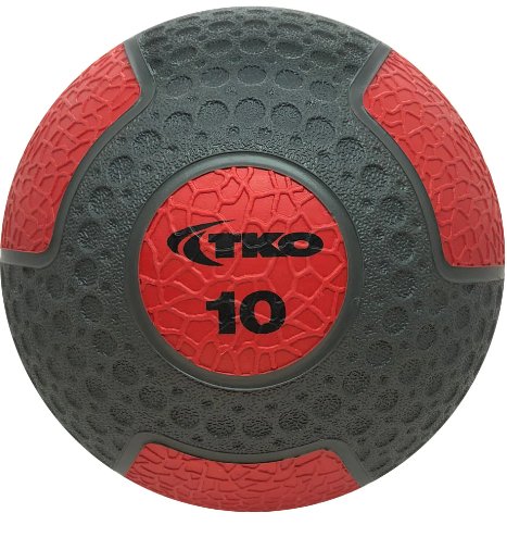 TKO Commercial Rubberized Medicine Ball - Fitness Specialist