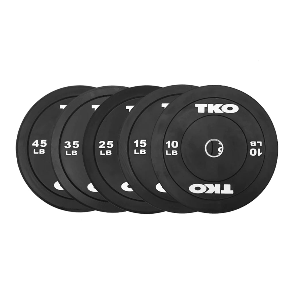 TKO Rubber Bumper Plates - Fitness Specialist