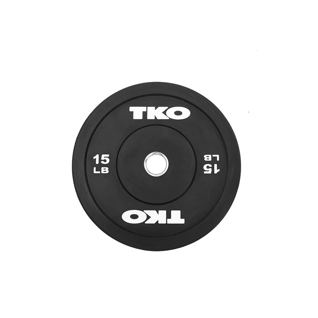 TKO Rubber Bumper Plates - Fitness Specialist