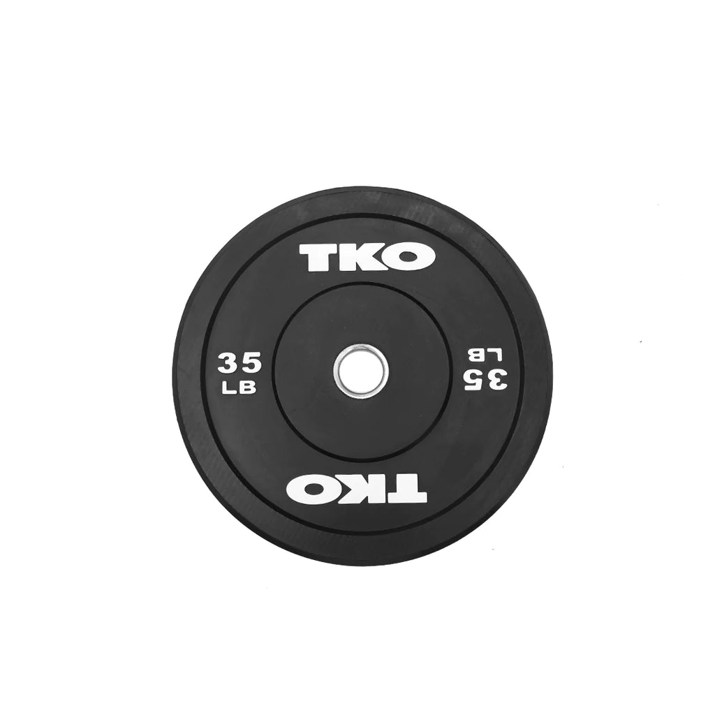 TKO Rubber Bumper Plates - Fitness Specialist