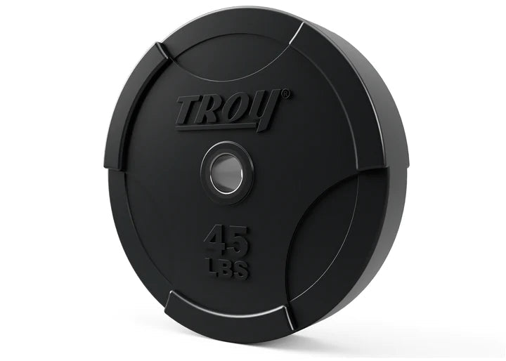 Troy Premium Grade Olympic 2" Inter - Locking rubber Bumper Plate with Steel Insert - Fitness Specialist