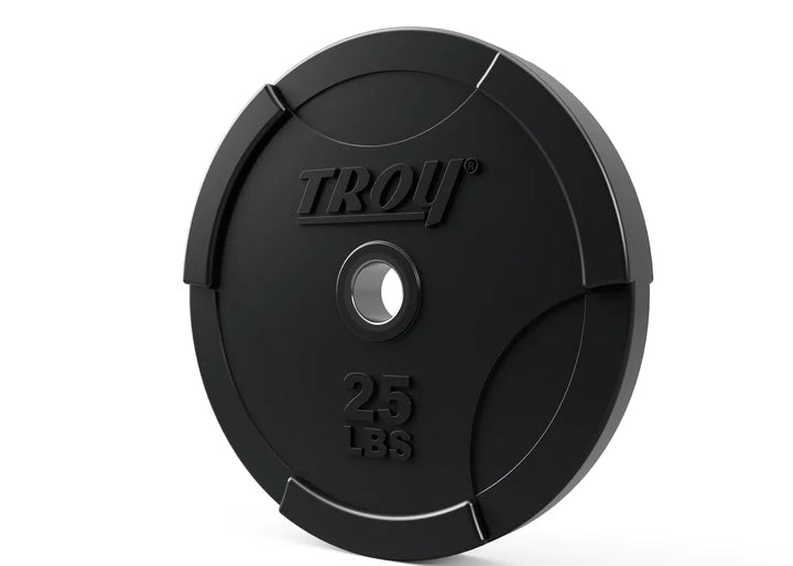 Troy Premium Grade Olympic 2" Inter - Locking rubber Bumper Plate with Steel Insert - Fitness Specialist