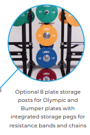 TRUE DUAL SIDED WEIGHT RACK XFW - 8300 BASE UNIT - Fitness Specialist