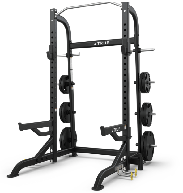 TRUE HALF RACK WITH PLATE HOLDERS XFW - 8100 - Fitness Specialist