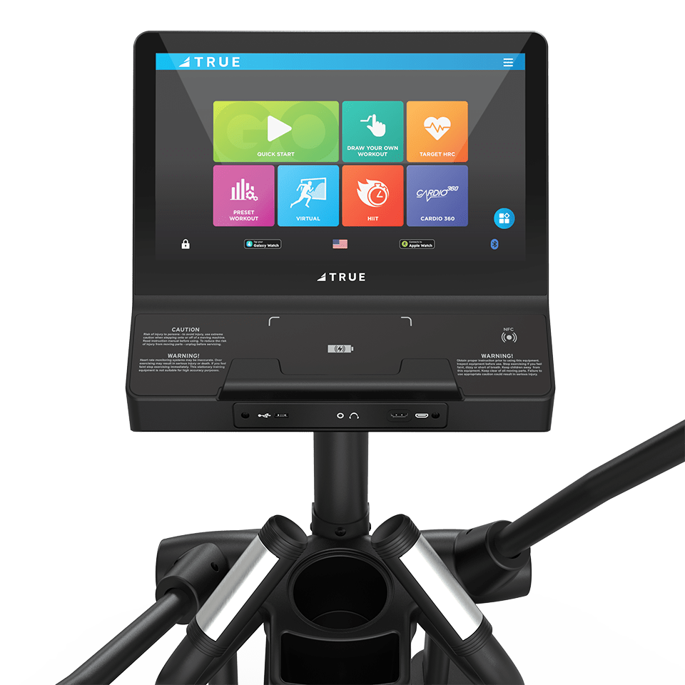 TRUE Launch Elliptical – Compact 21″ Stride, Self - Generating Cardio Machine Fitness Specialist - Fitness Specialist