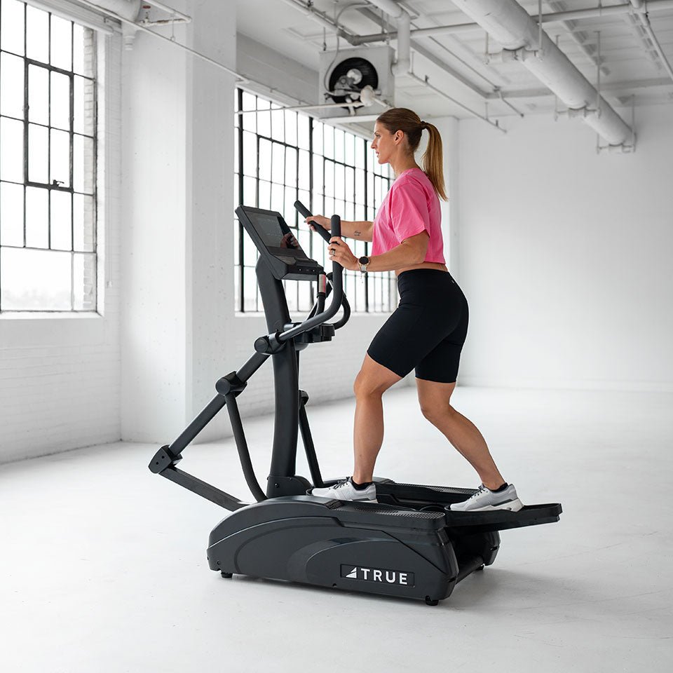 TRUE Launch Elliptical – Compact 21″ Stride, Self - Generating Cardio Machine Fitness Specialist - Fitness Specialist
