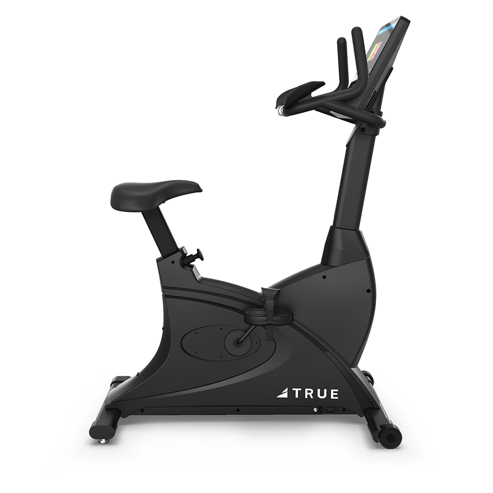 TRUE Launch Upright Bike – 30 Resistance Levels, Self - Generating Fitness Specialist - Fitness Specialist
