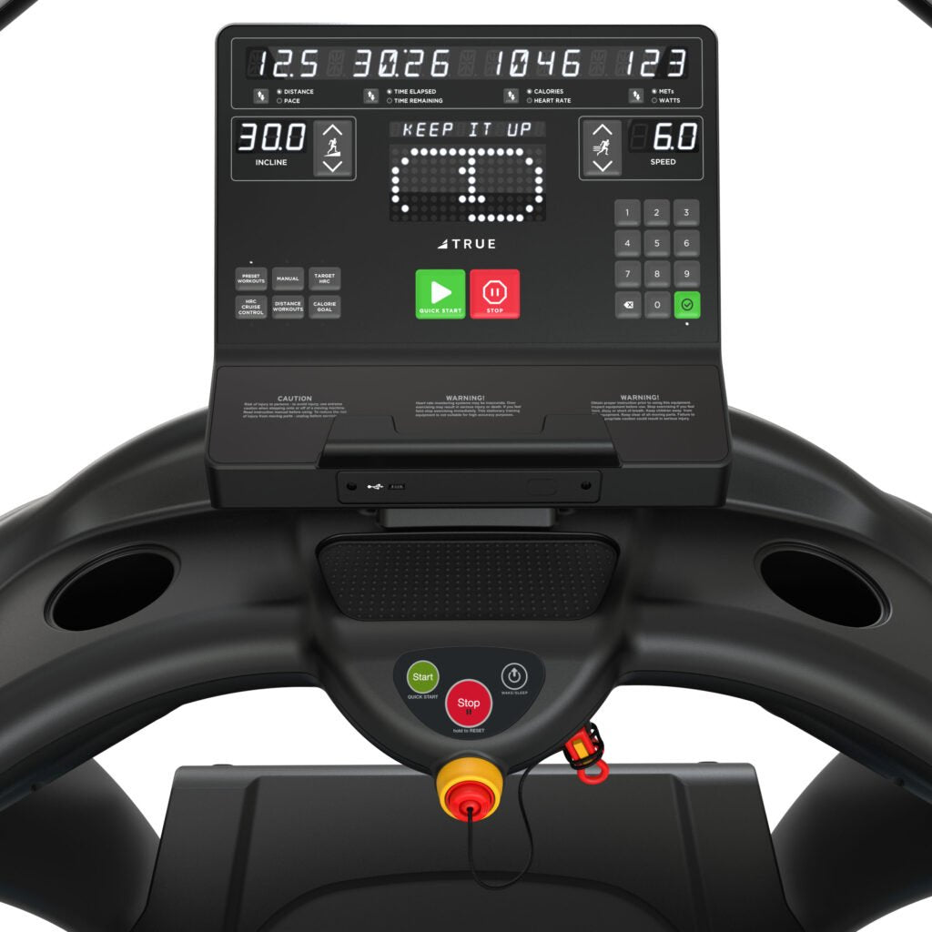 True Vapor Series Alpine Runner Incline Trainer LED console - Fitness Specialist