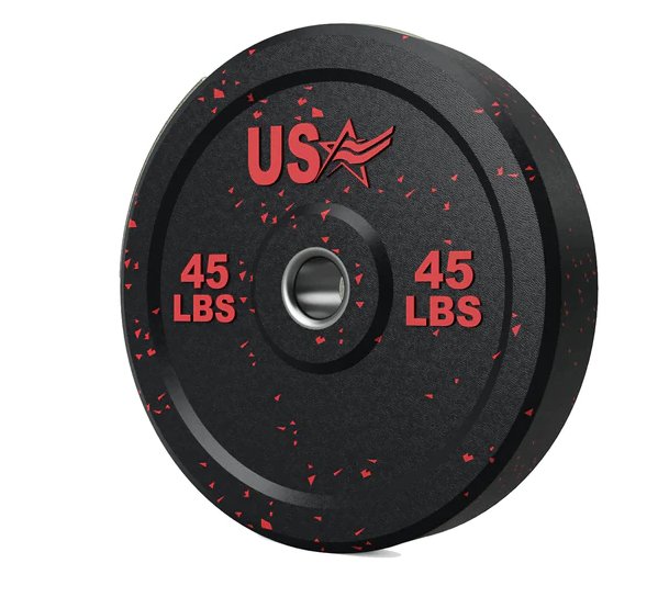 USA Crumb Rubber Bumper Plate - Fitness Specialist