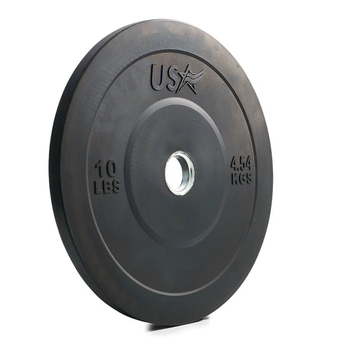 USA Solid Rubber Bumper Plate - Fitness Specialist