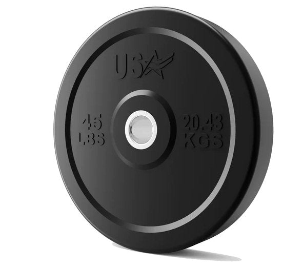 USA Solid Rubber Bumper Plate - Fitness Specialist