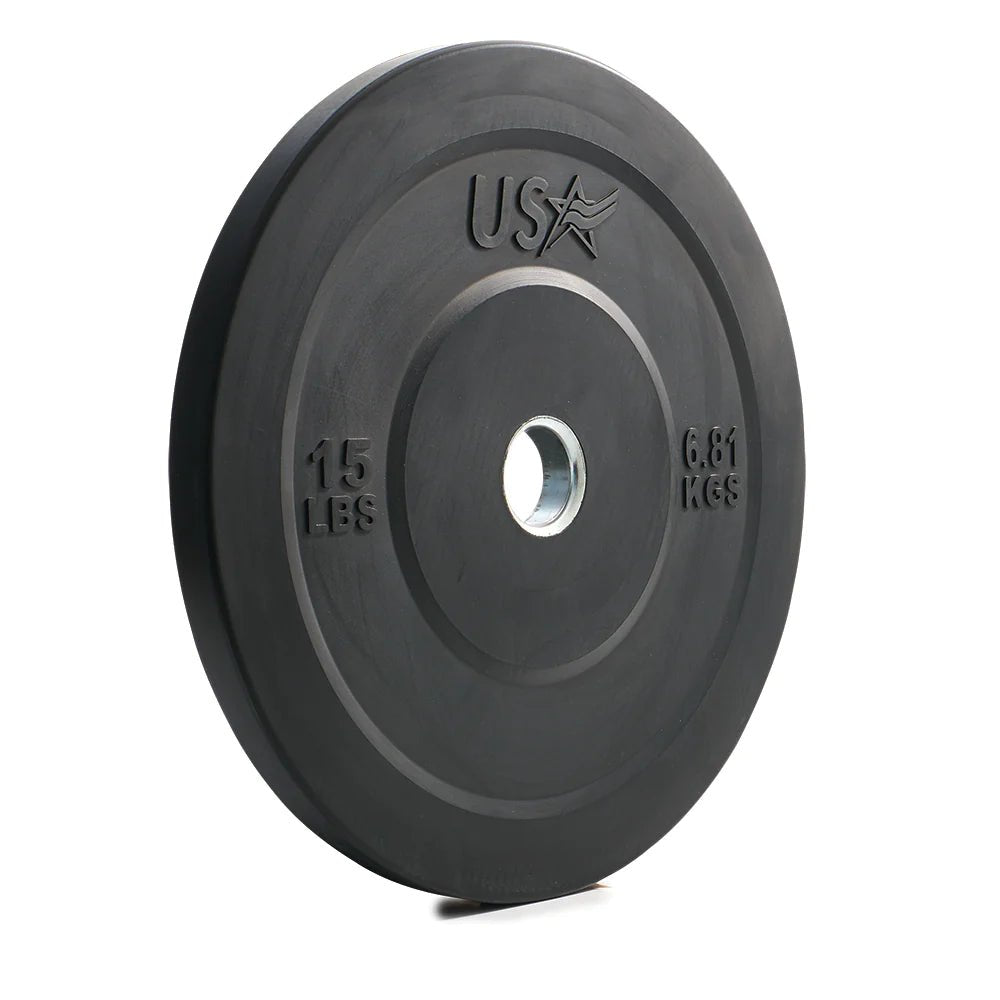 USA Solid Rubber Bumper Plate - Fitness Specialist