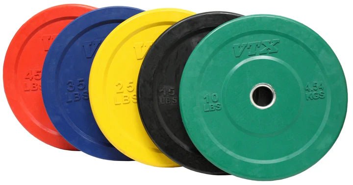 VTX Olympic 2" Solid Colored Bumper Plate With Steel Insert - Fitness Specialist