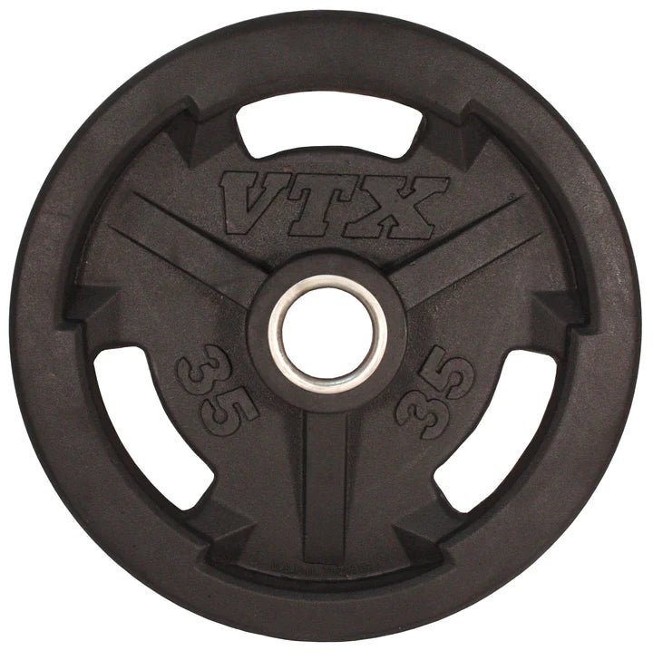 VTX Olympic Wide Flange Rubber Grip Plate - Fitness Specialist