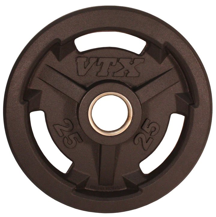 VTX Olympic Wide Flange Rubber Grip Plate - Fitness Specialist