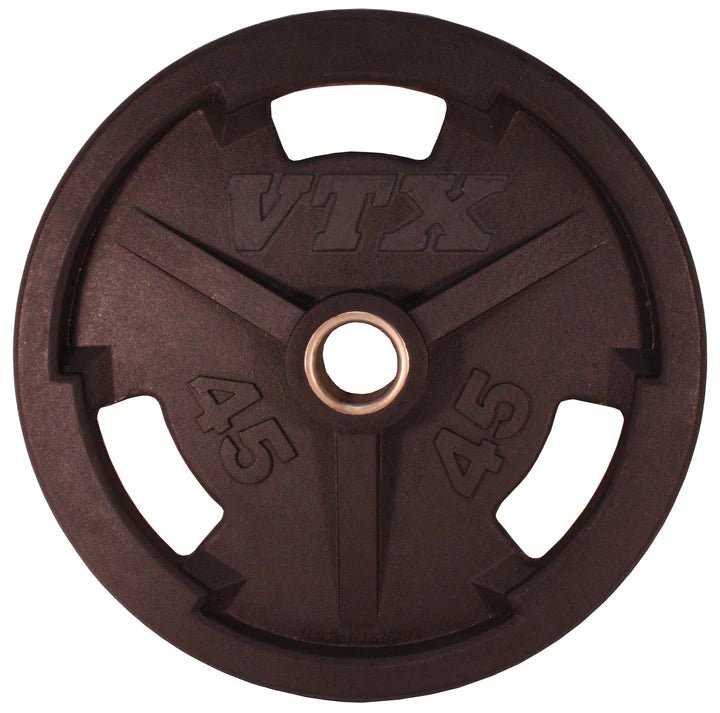 VTX Olympic Wide Flange Rubber Grip Plate - Fitness Specialist