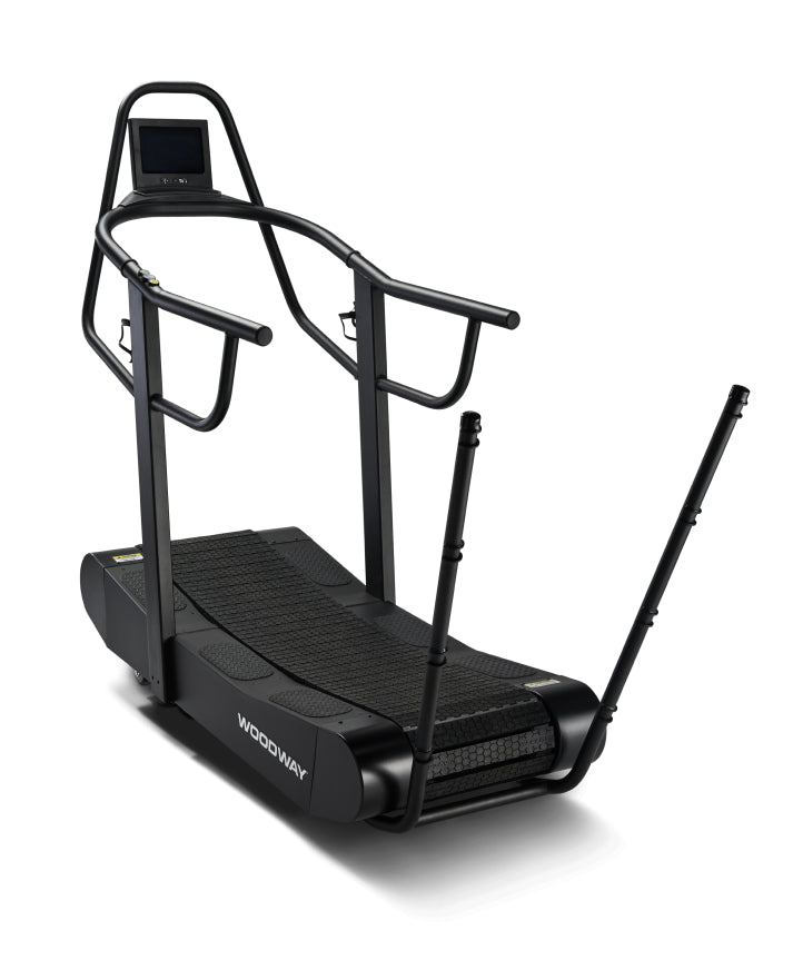 Woodway Curve FTG resistance treadmill for cardio and strength training